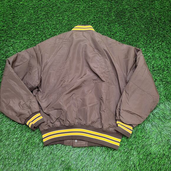 Vintage Dunbrooke Pla-Jac Bomber Jacket M/L 23x25 Baggy Crop USA - Picture 3 of 13